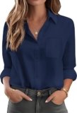 Elevate Your Style with the HOTOUCH Women’s Button Down Shirt