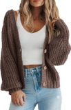 Embrace Cozy Chic: PRETTYGARDEN’s Chunky Knit Open Front Sweater