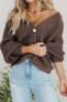 PRETTYGARDEN Women’s Chunky Knit Open Front Sweater Long Sleeve Button Loose Short Cardigan Outerwear Coats
